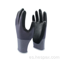 Hespax Comfort 15G Nylon Microfoam Nitrile Guantes industriales industriales